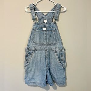 Calvin Klein Denim Overalls Short L